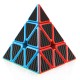 Cub Magic 3x3x3, Moyu MoFangJiaoShi Pyraminx, fibra de carbon, 59CUB-1