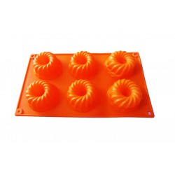 Forma din silicon pentru prajituri, model Tornado, 21DX