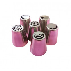 Set 6 duiuri ornat din inox, Rose, 57COF Set 6 duiuri ornat din inox, Rose, 57COF