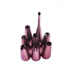 Set 8 duiuri ornat din inox, Rose, 59COF Set 8 duiuri ornat din inox, Rose, 59COF