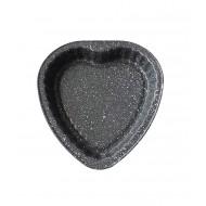 Tava de copt pentru placinta, Inima, 28 cm, 117COF