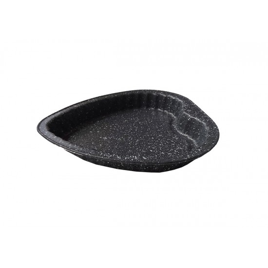 Tava de copt pentru placinta, Inima, 28 cm, 117COF