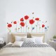 Sticker decorativ, Trandafiri rosii, 90 cm, 1144STK