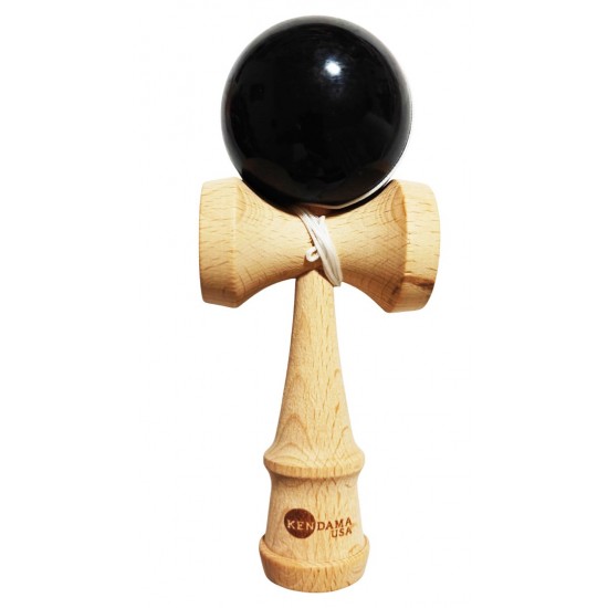 Kendama din lemn natural, Bila lemn + Sticker Waterproof USA pentru telefon, 170KD