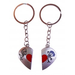 Set 2 brelocuri pentru Chei, Geanta sau Ghiozdan, Inima, 21BRL Set 2 brelocuri pentru Chei, Geanta sau Ghiozdan, Inima, 21BRL