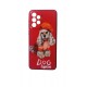 Husa telefon compatibila cu Samsung Galaxy A33 5G, Rosu, Dog Fashion, 291HT