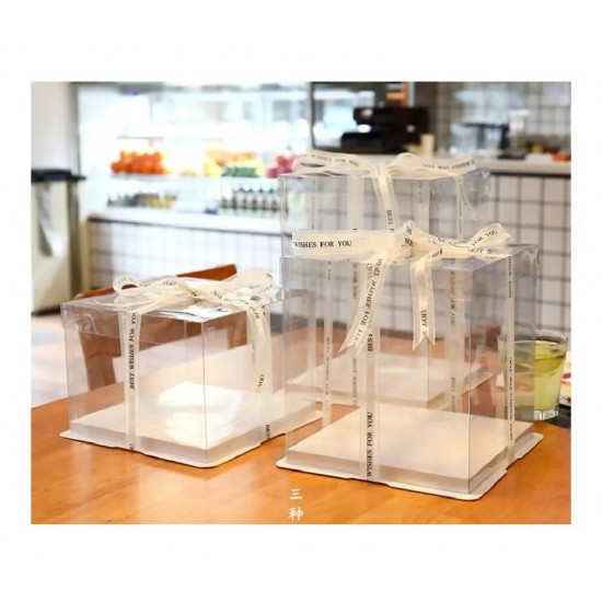 Cutie Toruti cu capac transparent si baza din carton plastifiat solid si rezistent, 33x33 cm, 414COF Cutie Toruti cu capac transparent si baza din carton plastifiat solid si rezistent, 33x33 cm, 414COF