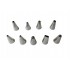 Set 9 duiuri ornat din inox, 3.2x1.8 cm, 446COF