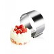 Forma pentru torturi, rotunda reglabila 16-30 cm, Inaltime 8,8 cm, Inox, 461COF Forma pentru torturi, rotunda reglabila 16-30 cm, Inaltime 8,8 cm, Inox, 461COF