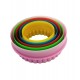 Set 5 forme decupatoare in forma de Cerc, pentru biscuiti sau gogosi, 9 cm, 517COF