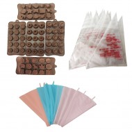 Set Cofetarie si Patiserie 115 piese, Pos ornat, Forme din silicon, 547COF-1 Set Cofetarie si Patiserie 115 piese, Pos ornat, Forme din silicon, 547COF-1
