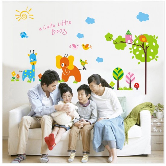Sticker decorativ, Animale, 145 cm, 738STK