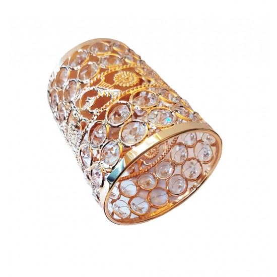 Suport pensule pachiaj. Crystal Luxury, Gold, 13 cm,  A13575