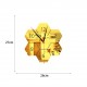 Ceas decorativ de perete, Asimetric, Oglinda acrilica, 27 cm, MC-067