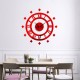 Ceas decorativ de perete, Rotund, Oglinda acrilica, 28 cm, MC-038 Ceas decorativ de perete, Rotund, Oglinda acrilica, 28 cm, MC-038
