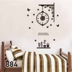 Ceas decorativ de perete, Vintage, Ceas cu Autocolant, 40 cm, CD884 Ceas decorativ de perete, Vintage, Ceas cu Autocolant, 40 cm, CD884
