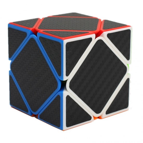 Cub Magic 3x3x3 Moyu MeiLong Skewb, Fibra de carbon, 447CUB-1