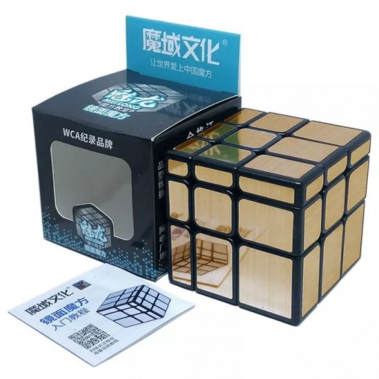 Cub Magic 3x3x3, Moyu MoFang JiaoShi MeiLong Mirror, Gold , 288CUB-1 Cub Magic 3x3x3, Moyu MoFang JiaoShi MeiLong Mirror, Gold , 288CUB-1