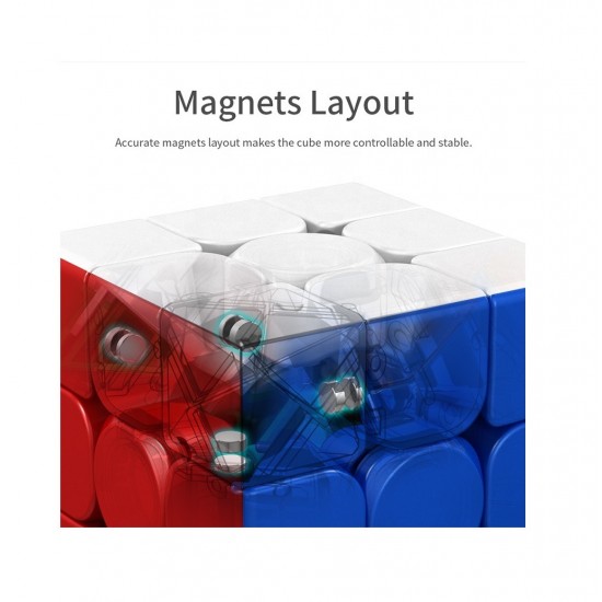 Cub Magic 3x3x3 Moyu MoFang Meilong 3M magnetic, Stickerless, 2600CUB-2 Cub Magic 3x3x3 Moyu MoFang Meilong 3M magnetic, Stickerless, 2600CUB-2