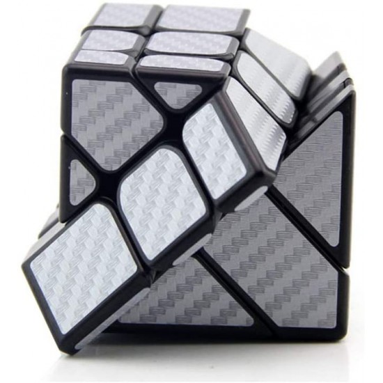 Cub Magic  3x3x3 Moyu Unequal Fisher fibra de carbon silver, 153CUB-1