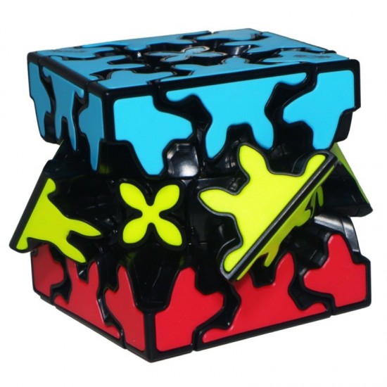 Cub Magic 3x3x3, QiYi Gear sandwich, Black, 456CUB-1
