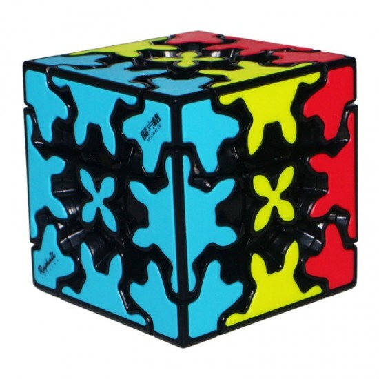 Cub Magic 3x3x3, QiYi Gear sandwich, Black, 456CUB-1