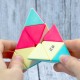 Cub Magic 3x3x3, QiYi Qi Ming Pyraminx Neon SpeedCube, Stickerless, 420CUB-1 Cub Magic 3x3x3, QiYi Qi Ming Pyraminx Neon SpeedCube, Stickerless, 420CUB-1
