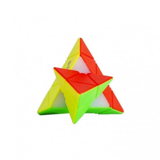 Cub Magic 3x3x3 YuXin Kirin Pyraminx, Black, 329CUB-1