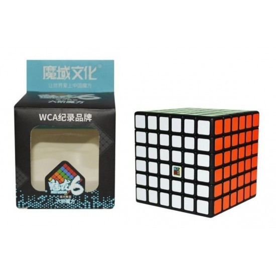 Cub Magic 6x6x6 Moyu MoFang Meilong, Black, 440CUB-1 Cub Magic 6x6x6 Moyu MoFang Meilong, Black, 440CUB-1