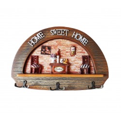 Cuier home sweet home, 3 agatatori, 36 cm, H40A7X