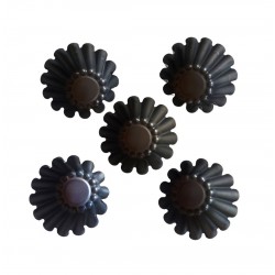 Forma pentru Savarine, Set 5 cavitati, Gri, 10 cm, 328COF Forma pentru Savarine, Set 5 cavitati, Gri, 10 cm, 328COF