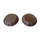 Forma pentru Tarte, Set 2 forme, Rotund, Maro, 10 cm, 404COF Forma pentru Tarte, Set 2 forme, Rotund, Maro, 10 cm, 404COF