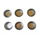 Forma pentru mini Tarte, Set 6 cavitati, Roz, 6.5 cm, 387COF