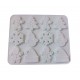 Forma silicon pentru prajituri, 12 cavitati, Sarbatori de iarna, 152COF