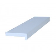 Glaf PVC interior pentru ferestre Alb 200 x 25 cm 