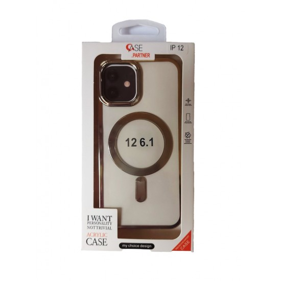 Husa telefon compatibila cu Apple iPhone 12, Silver, 415HT Husa telefon compatibila cu Apple iPhone 12, Silver, 415HT