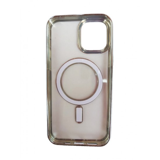 Husa telefon compatibila cu Apple iPhone 12, Silver, 415HT Husa telefon compatibila cu Apple iPhone 12, Silver, 415HT