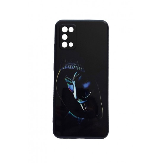Husa telefon compatibila cu Samsung Galaxy A02s, Antisoc, Anonymus, HT50