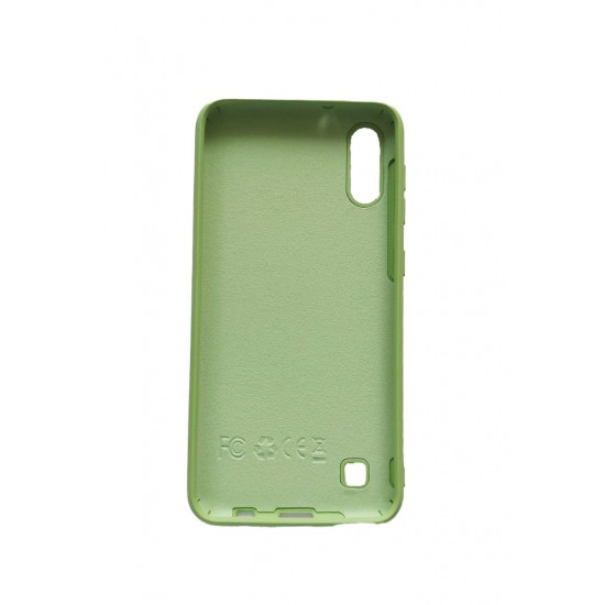 Husa telefon compatibila cu Samsung Galaxy A10, Verde, Cu interior de catifea, 150HT