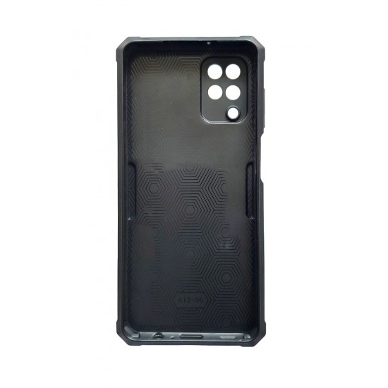 Husa telefon compatibila cu Samsung Galaxy A12, Powerful, Inel si placuta metalica, HT116