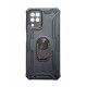 Husa telefon compatibila cu Samsung Galaxy A22 4G, Powerful, Inel si placuta metalica, HT88