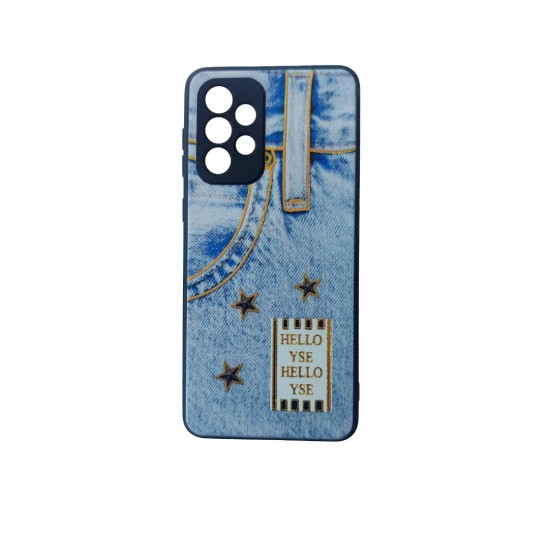 Husa telefon compatibila cu Samsung Galaxy A53 G, Albastru, Hello, 302HT