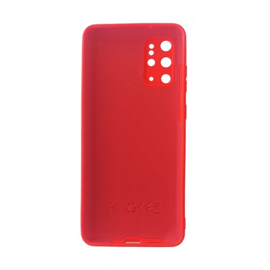 Husa telefon compatibila cu Samsung Galaxy S20 Plus, Rosu, Cu interior de catifea, 257HT 