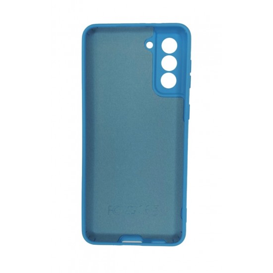 Husa telefon compatibila cu Samsung Galaxy S21 Plus, Albastru, Cu interior de catifea, 394HT