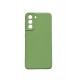 Husa telefon compatibila cu Samsung Galaxy S21, Verde, Cu interior de catifea, 243HT