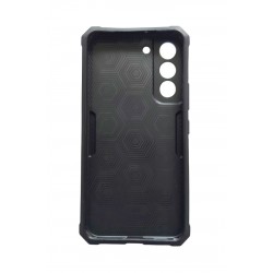 Husa telefon compatibila cu Samsung Galaxy S22, Powerful, Inel si placuta metalica, HT98
