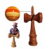 Kendama din lemn natural, Bila lemn + Sticker Waterproof USA pentru telefon, 150KD