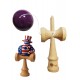Kendama din lemn natural, Bila lemn + Sticker Waterproof USA pentru telefon, 163KD Kendama din lemn natural, Bila lemn + Sticker Waterproof USA pentru telefon, 163KD