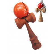 Kendama din lemn natural, Bila lemn + Sticker pentru telefon, 145KD Kendama din lemn natural, Bila lemn + Sticker pentru telefon, 145KD