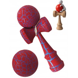 Kendama profesionala, Bila din lemn, Crack + Sticker pentru telefon, 86KD